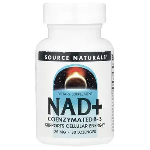 Source Naturals NAD+, Coenzymated B-3, 30 Lozenges