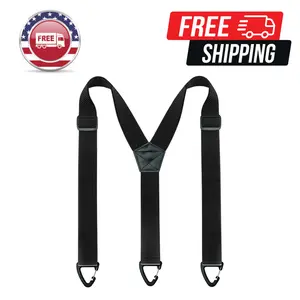Hidden Suspenders for Men Under Clothes with 3 Snap Loop (1.48" Wide)