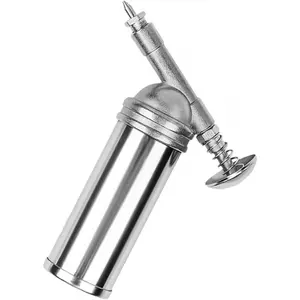 80cc Mini Grease Gun Manual Grease Injector with Spring Action for Stable Oil Ingress, Portable High Pressure Oiler for Construction, Automotive, and Machinery Lubrication Maintenance Tool