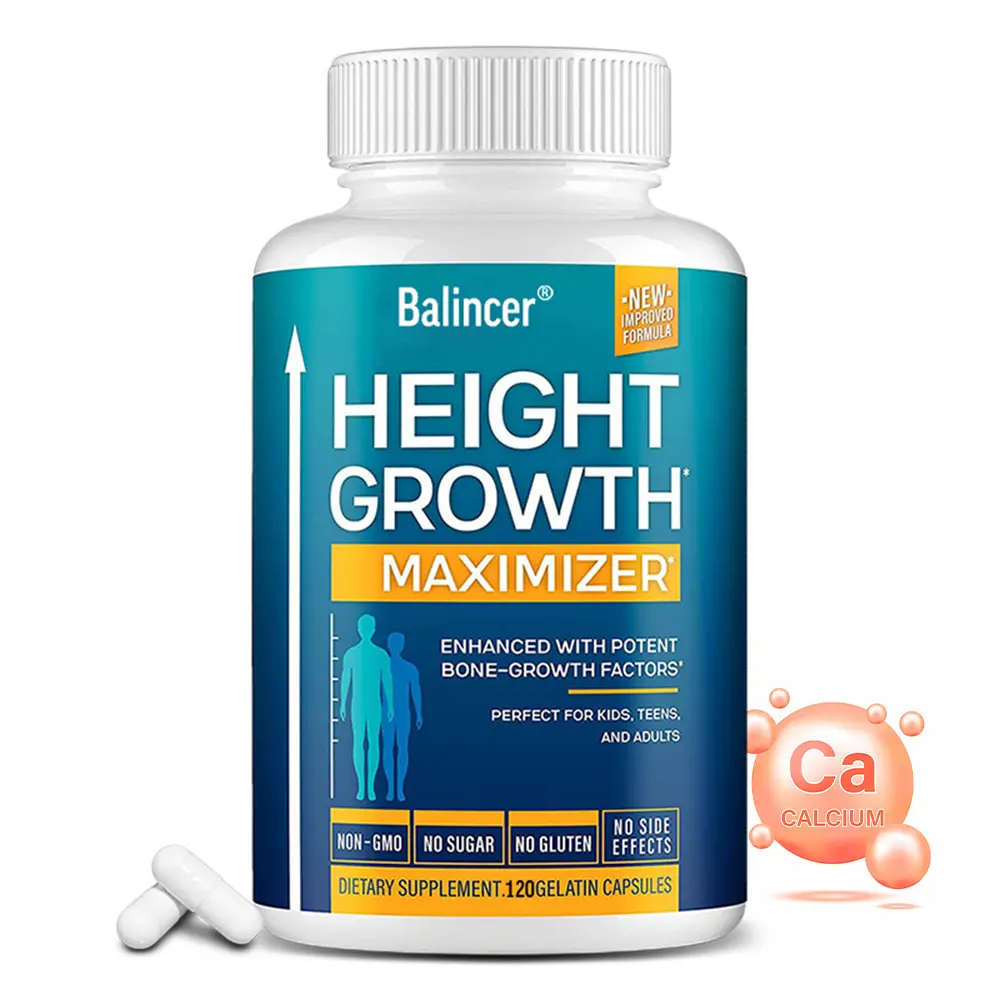 Balincer Height Growth Health Supplement Supports Bone Health and Joint Health 120 Capsules
