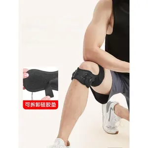 Patella Strap Basketball Sports Silicone Shock Absorbing Knee Strap Pressurized Knee Sheath Adjustable Leg Sheath