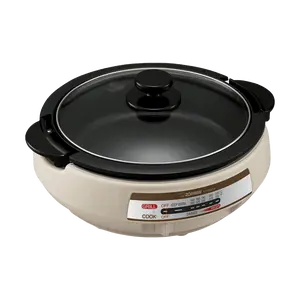 Zojirushi Japanese Multi-Functional Non-Stick Electric Hot Pot & Grill - EP-PBC10 Gray