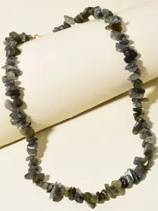 Labradorite Stone Beaded Necklace