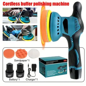 Wireless Car Polishing and Waxing Machine |   8-speed transmission, with a speed of up to 5000 RPM, used for car detailing and scratch repair