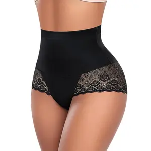 Shapewear Panties for Women High Waist Body Shaper Underwear Lace Shaping Girdle Briefs Body Shaper