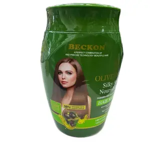 Beckon Olive Oil Silky and Nourishing Hair Mask - Paraben Free Formula with Argan Oil Complex for Beautiful Hair Care