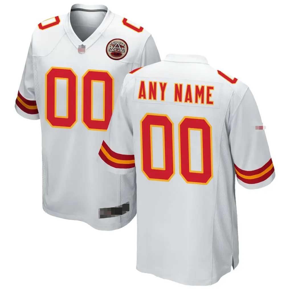Men's KC Pro Football Custom Jersey Collection – Any Name & Number or Player Styles #15, #87, #1, #4, #95 – Red/Black – US Stock !!!