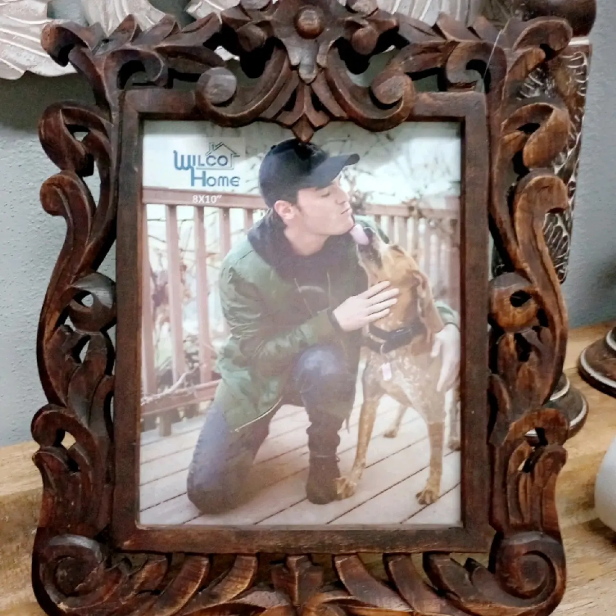 Beautiful wood picture frame.