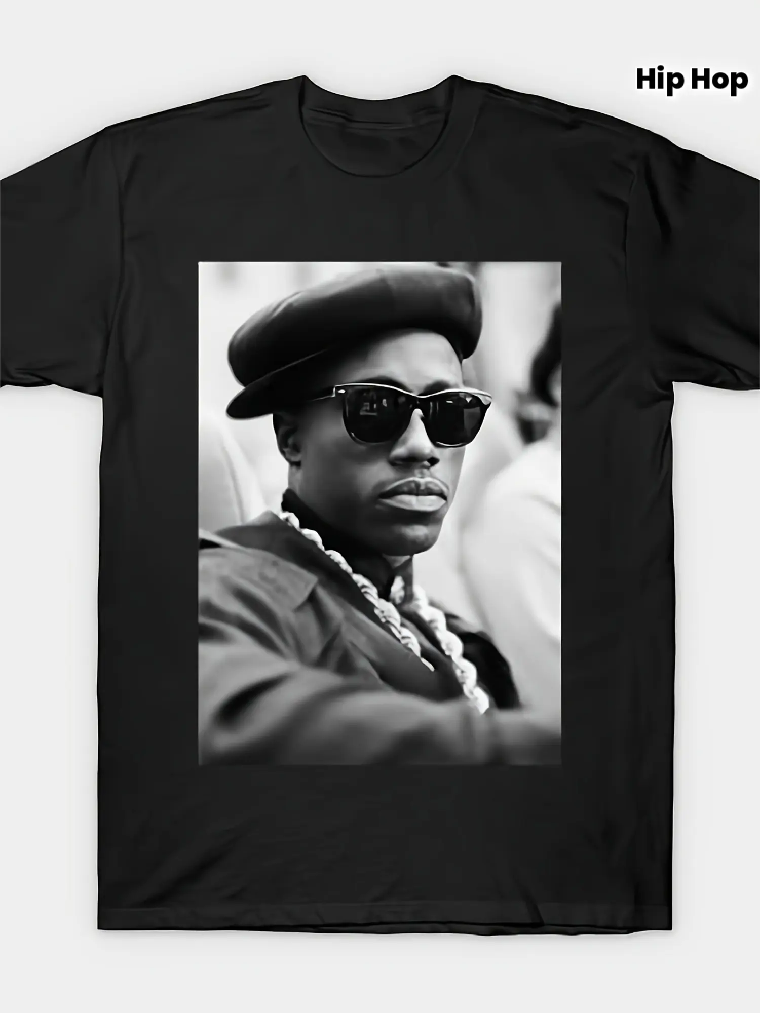 Retro Hip-Hop Design T-Shirt- Classic Hip-hop T-shirt, Suitable for Everyday Street Fashion All Year Round, Ideal for Attending Concerts and Casual Outings, a Sporty T-shirt with Hip-hop Style, for Teenager