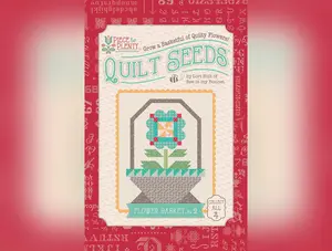 Piece & Plenty | Quilt Seeds Flower Basket No. 2 | Quilt Block Pattern by Lori Holt | 24" x 30"