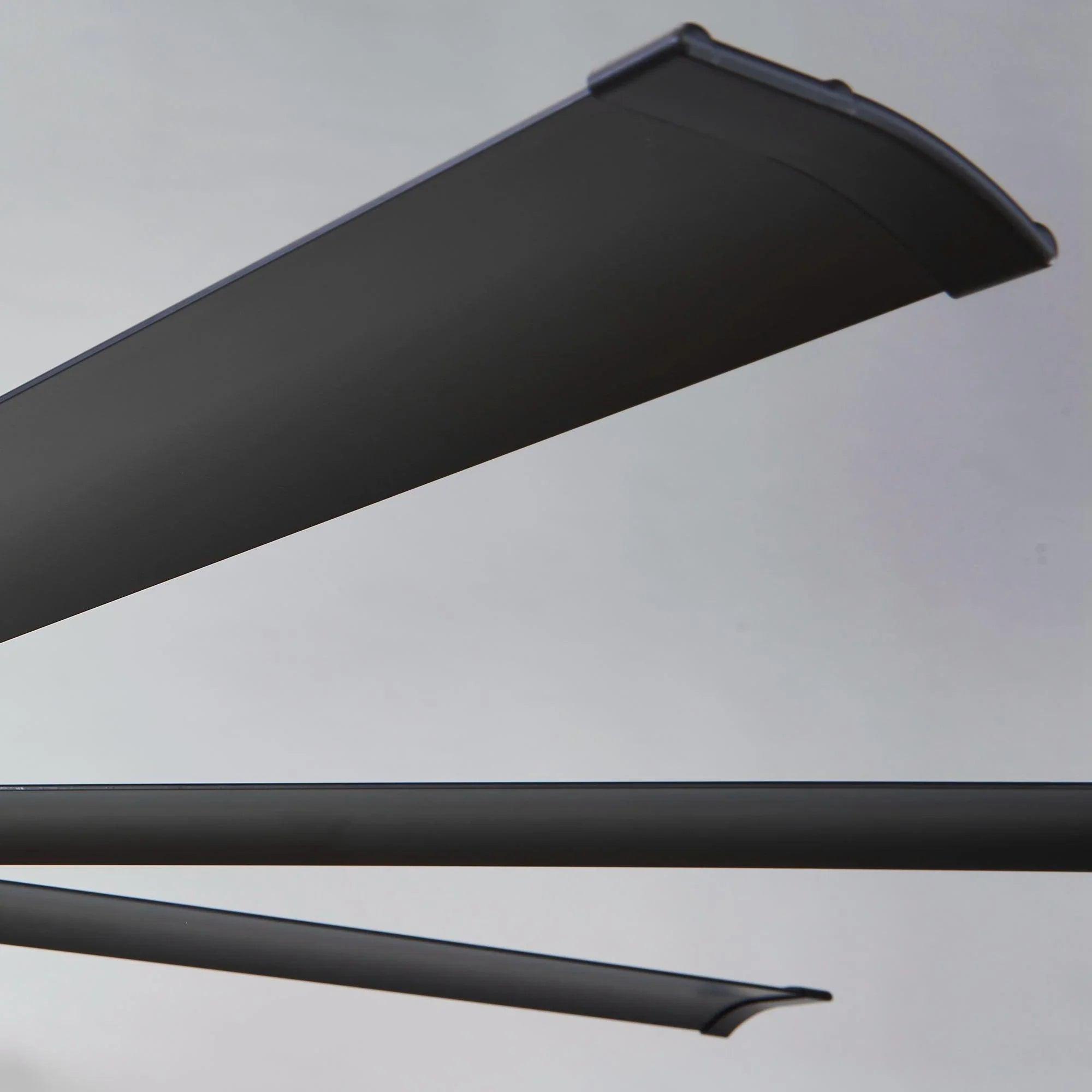 75 Inch Industrial Ceiling Fan with LED Light & Remote | DC Motor, Reversible, Downrod Mount