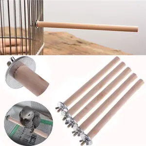 Wooden bird perch with branches - Multi-layer bird cage accessories, suitable for parrots, macaws, hyacinth macaws, macaws with tiger skins, and companion parrots - Cage bird perch