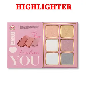 78-color Multifunctional Makeup  Integrated Portable Folding Makeup BookSet Matte Pearlescent Contour Eye Shadow Face Highlight Blush Lipstick Lip GlossMakeup Tools 48-color Eye Shadow 6-color Highlight 6-color Blush 12-color Lipstick Cosmetic, Ma