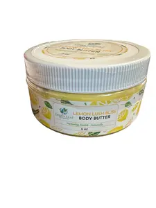 Lemon Lush Bliss Body Butter - Organic Shea Butter, Mango Butter, and Coconut Oil for Deep Moisturization