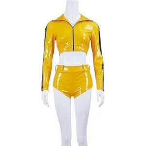 2025 new casual tight fitting women's role-playing combat suit Halloween costume