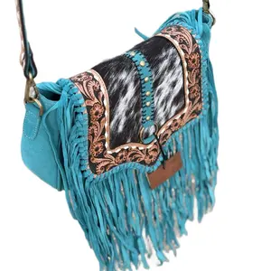 Tulsa-Women’s Leather Purse with Fringe