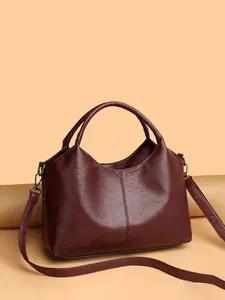 Women's Fashion Minimalist Casual Vintage Solid Color Design Practical Versatile Essential Shoulder Bag Tote Bag Trendy Commuting Bag Suitable for Daily Commuting, Shopping, Work, and Gifting Crossbody Tote Bag Hobo Shoulder Bag Versatile Shoulder Bags