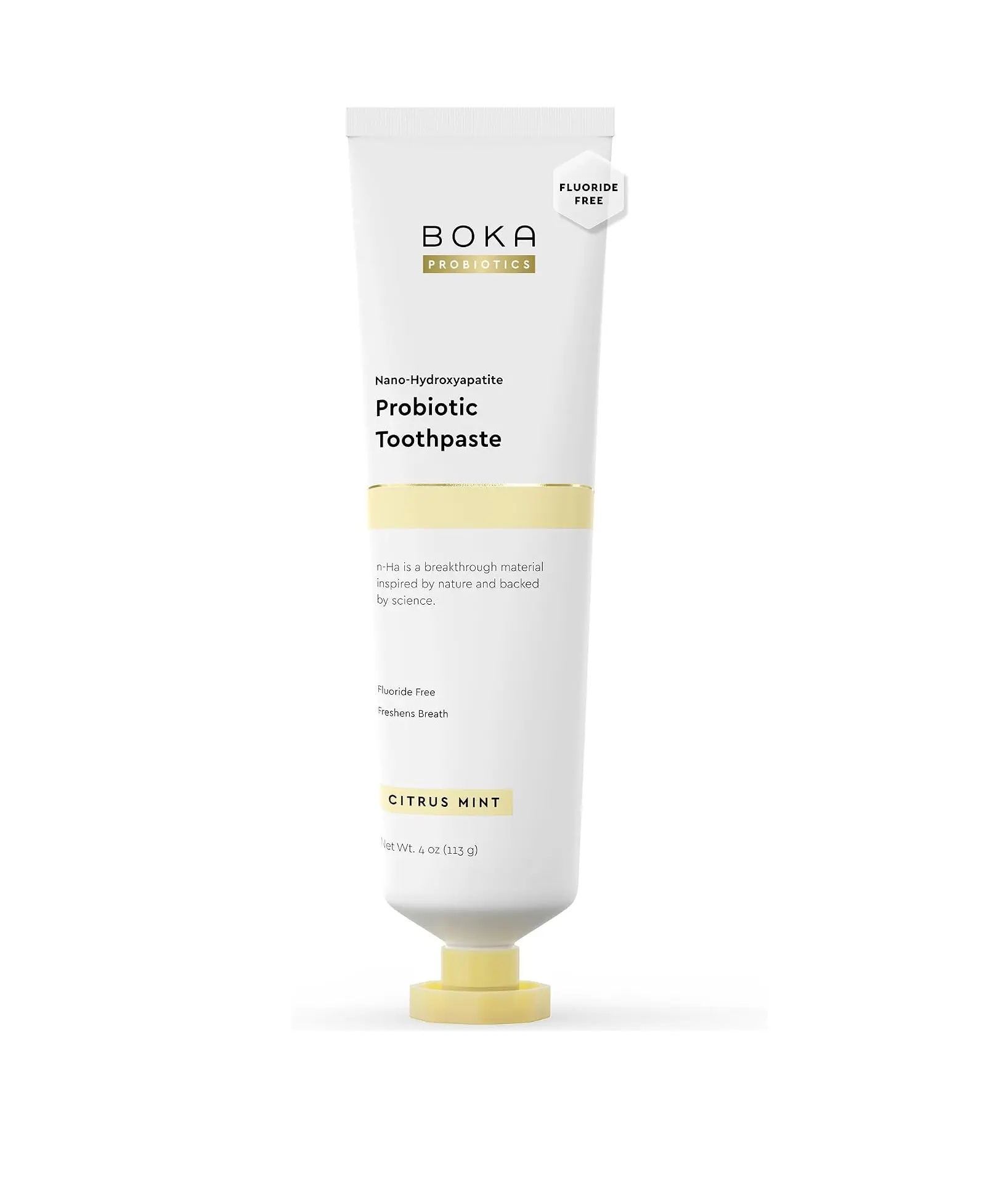 Boka Probiotic Toothpaste - Fluoride Free, Nano Hydroxyapatite Toothpaste