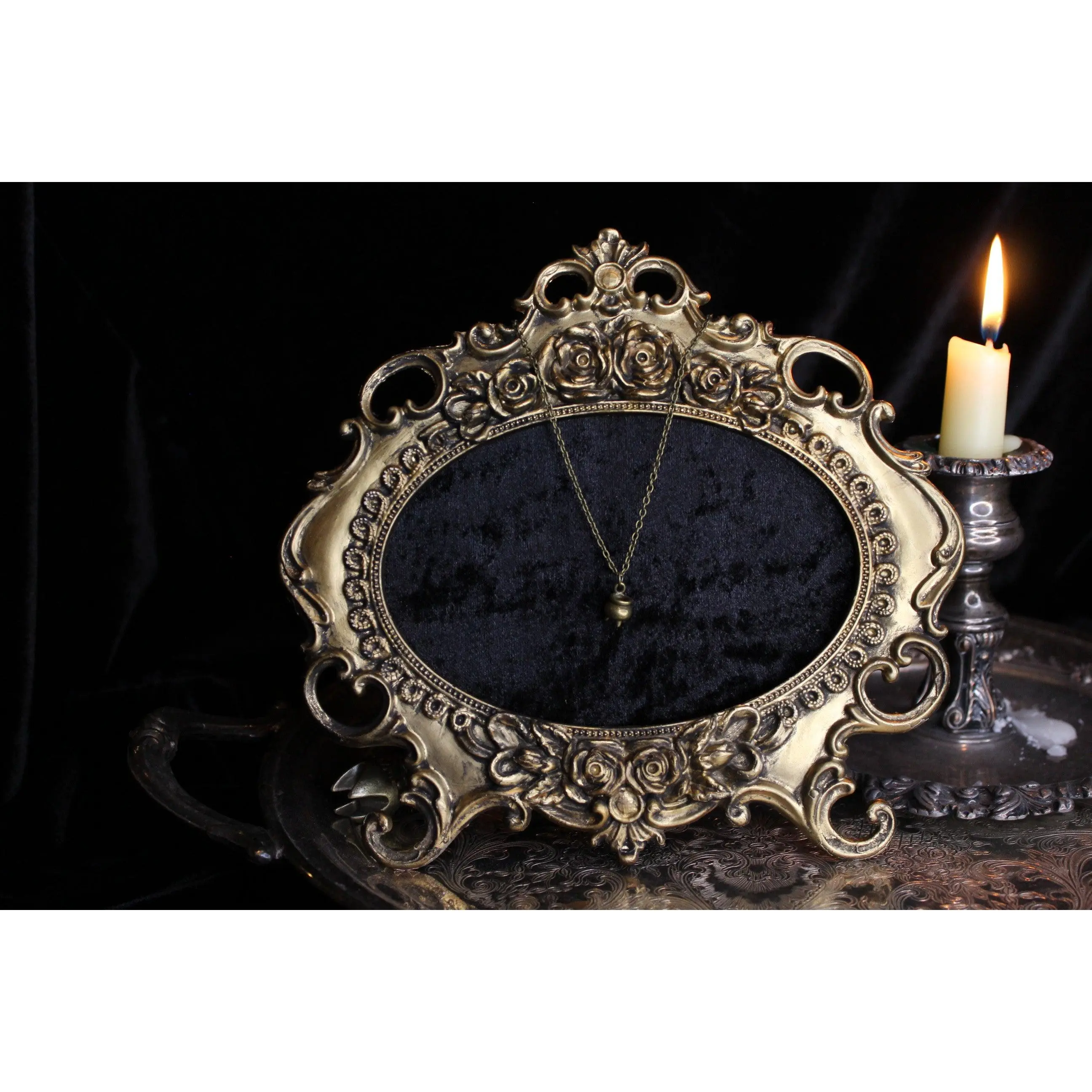 Bronze Cauldron Necklace