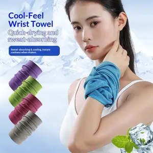 Light Luxury Ice Feel Sports Wrist Brace, Anti-Sprain Support, Cooling Sweat Absorption, Breathable, Unisex, Ideal for Fitness and Outdoor Activities