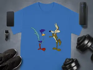 Wile E Coyote and Road Runner T-Shirt, Sweatshirt, Hoodie, Cartoon Character Tee, Funny Cartoon Apparel, Movie Fan Gift, Cartoon Lover