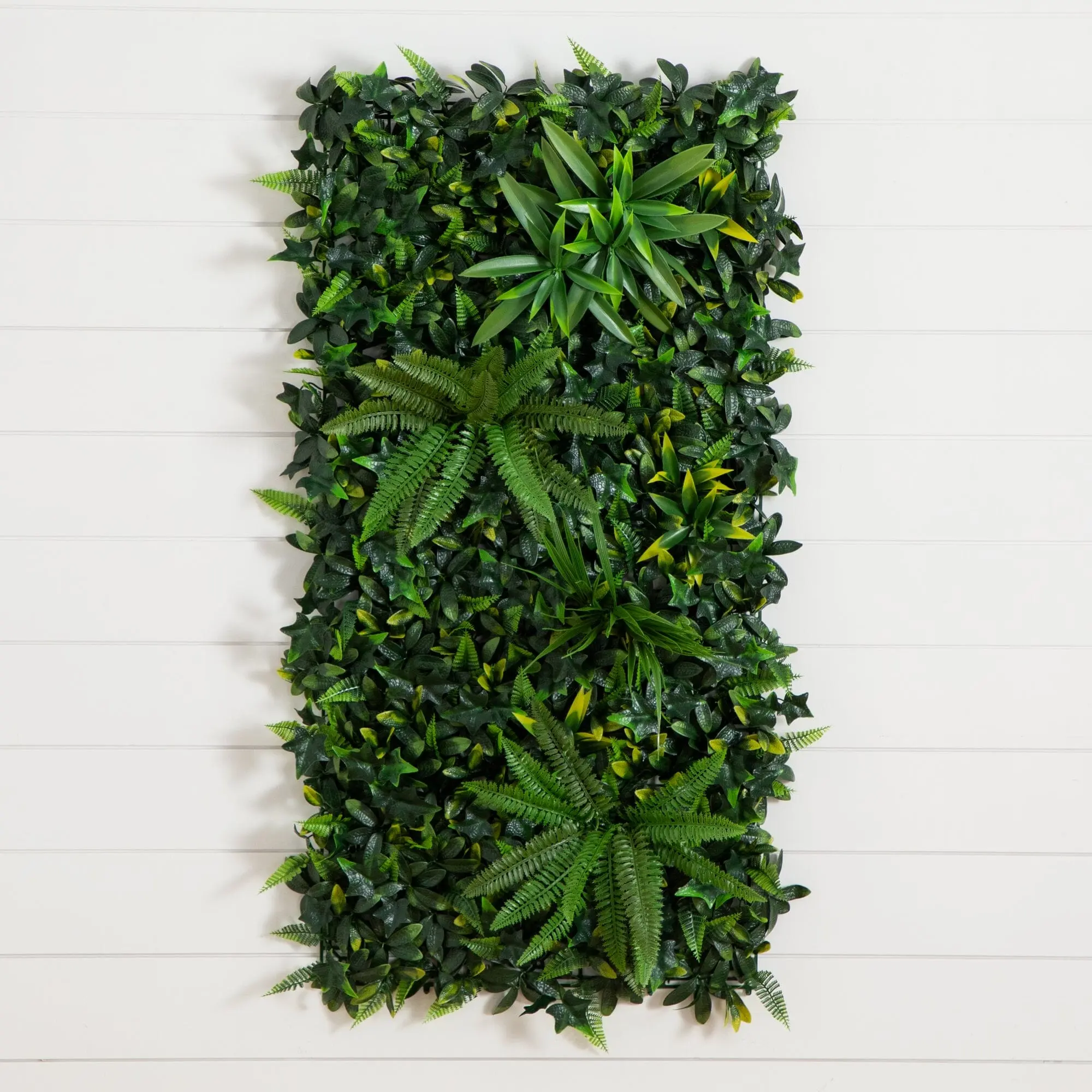 20”x40” UV-Resistant Andean Cloud Forest Synthetic Artificial Living Wall Panel Decor, Decorative Versatile Indoor/Outdoor Artificial Outdoor Plants for Home Improvement Garden Supplies