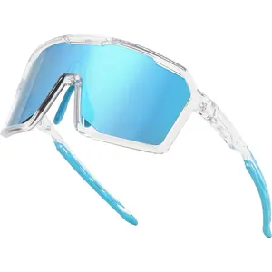 EyeconicFinds Sports Cycling Sunglasses for Men Women, UV400 Protection Baseball Running Fishing Biking B0168