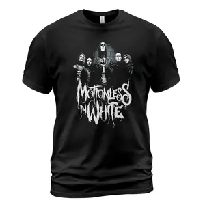 Motionless in White Member Perfect Gift For Fan T-Shirt US Size: S-6XL, All Colors, Gift for Women Men, Made In USA, 100% cotton, Classic Fit, Unisex T-Shirt