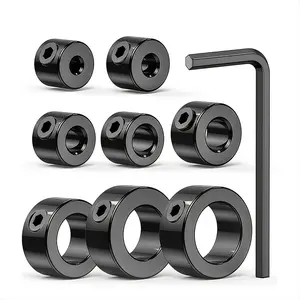 Adjustable Drill Stop Bit Collar, Drill Depth Stop Collar Limit Ring with Allen Wrench Set, Consistent Drilling Tool for Precision Work