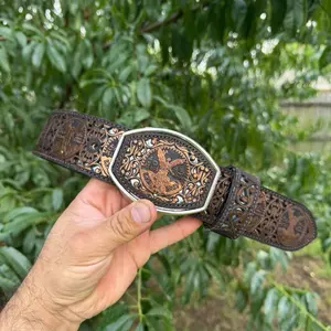 Centenario Cobre Western Belt Cinto - Western belt for men