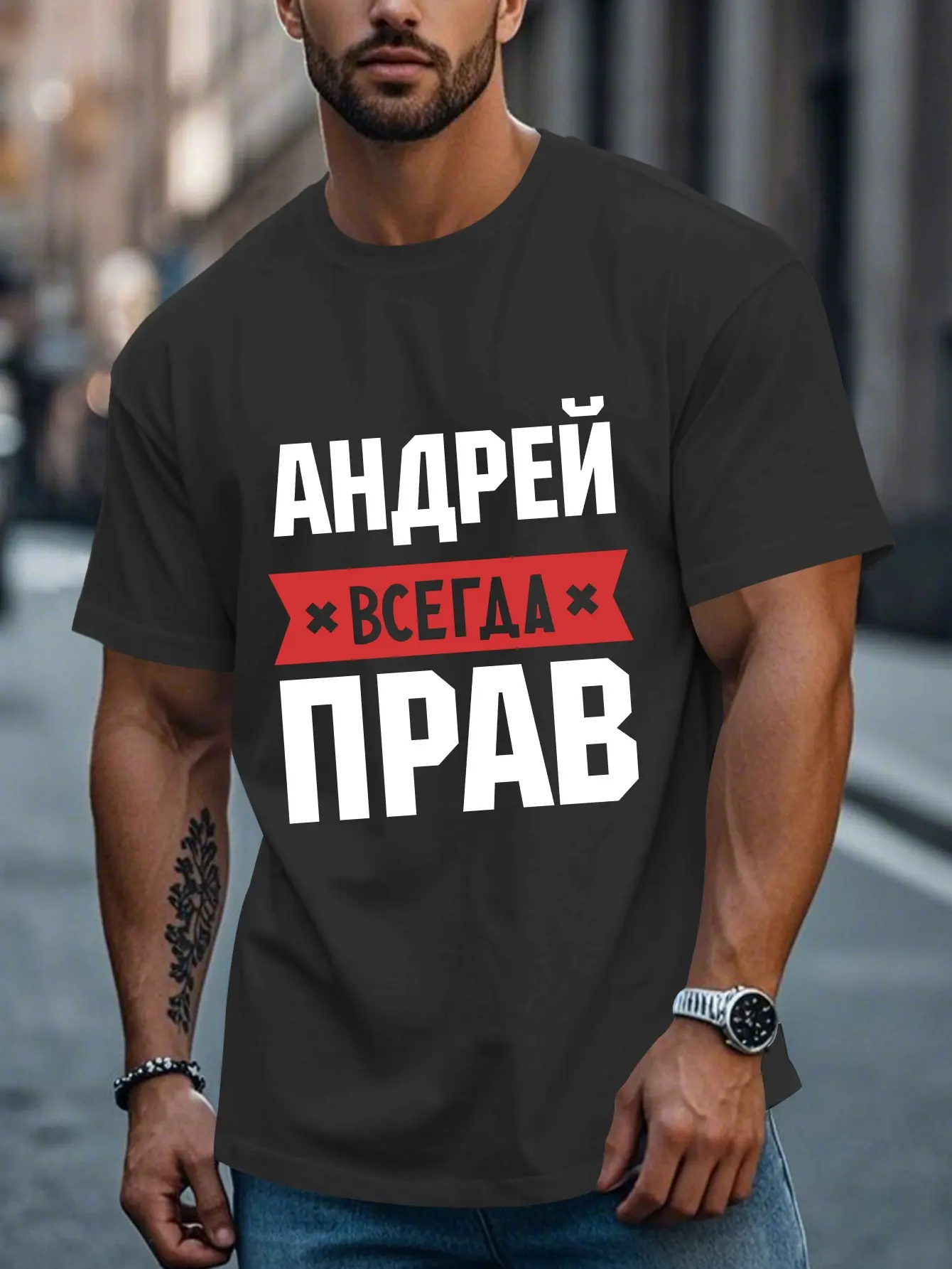 Humorous Russian Men's Short-Sleeve T-Shirt, Casua unisex soft cotton short sleeve t shirt, vintage graphic casual tee for men women teens, perfect birthday holiday gift for camping travel gym daily street casual wear