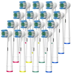 Replacement Toothbrush Heads for Oral-B Braun Professional Electric Toothbrushes, Replaceable Brush Heads, 12-Pack & 16-Pack Options Available