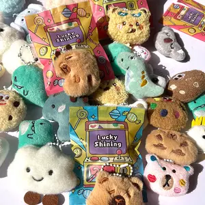 20pcs Mini Plush Toy Hanging Decorative Bag Cute and Fun Design with Soft Adorable Stuffed Animals, Mystery Surprise Gift, Fun Gifts for Small Presents, Valentine’s Day, Birthday, Holiday Celebration