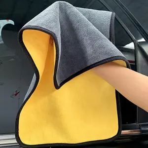 Double-sided Two-tone Microfiber Detailing Towel, Car Cleaning Drying Cloth, Car Care Cloth, Car Auto Wash Towel, Professional Car Washing Accessories