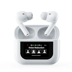 Color Display Wireless Noise Canceling Earbuds, Headphones Bluetooth, HiFi Stereo,  and Compatible for Workout,Sports,Traveling Gadgets,Gaming,Long Playtime, for iOS/Android/Windows devices