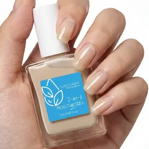 LOVCARRIE New Arrival 7 IN 1 Moisturize 17ml Natural Jelly Beige Gloss Nail Strengthener, with Calcium, Fast Air Drying, High Shine Nail Protection Layer, Nail Hardener, Get Strong Nails, Protect and Nourish Nails, Nail Care Oil, Manicure Nail Polish