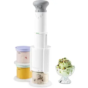 Cuisinart FastFreeze Ice Cream Maker 5-in-1 Wand with Three 0.5 Pint Cups w/ Lids
