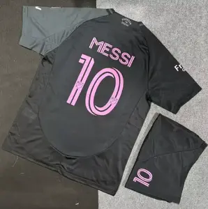 Messi FC 25/26 Away Soccer Jersey, Premium Fabric Breathable Football Kit, Match Fit Fan Shirt for Game Day & Training