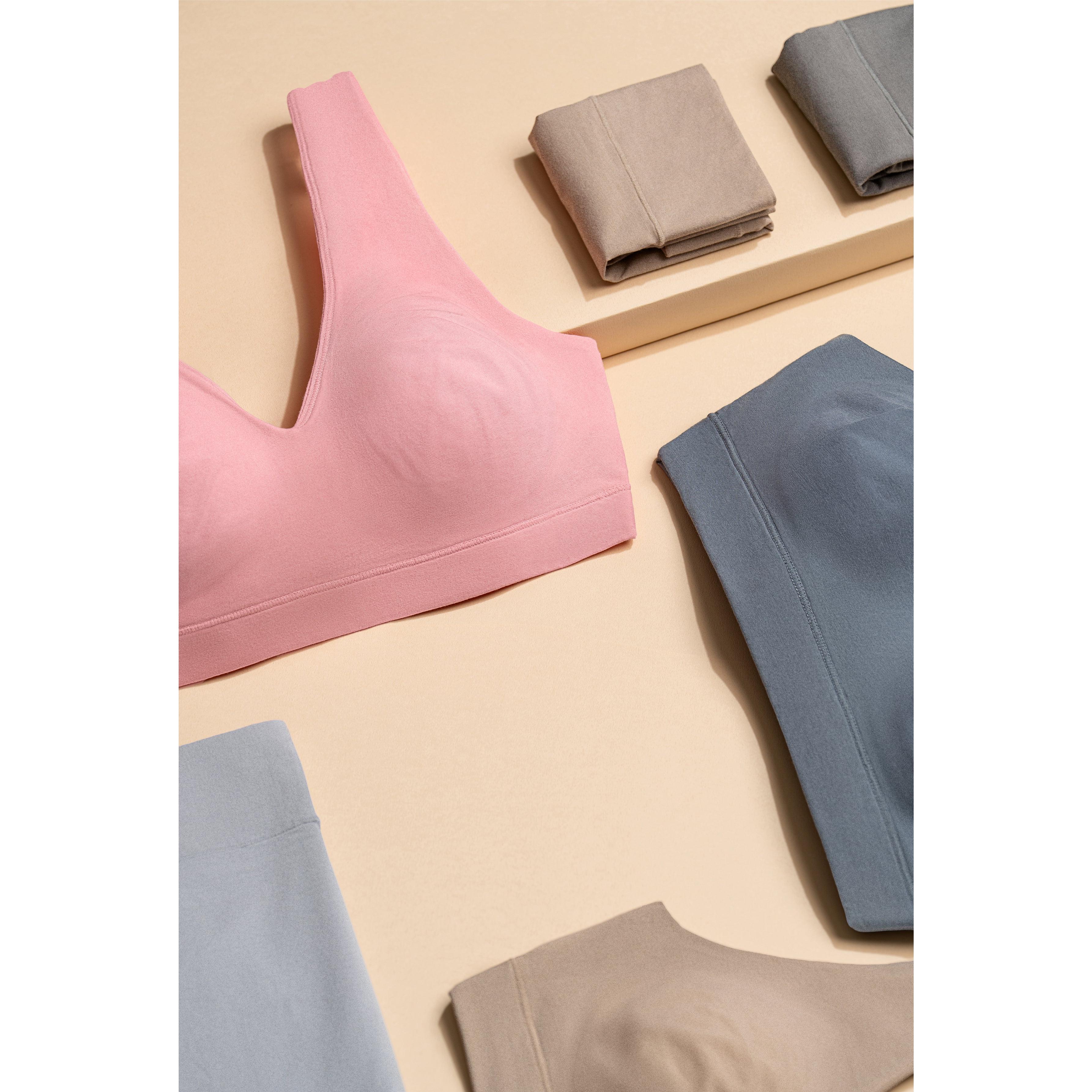 LIGHT Evry Seamless Cotton Bralette for Women – Wirefree, Breathable, No Padding Shift, Soft Stretch Everyday Comfort Bra