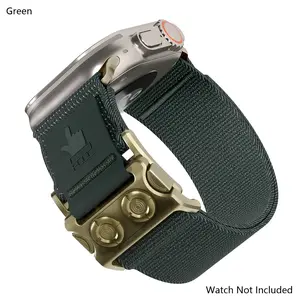 Quick-Release Magnetic Band for Apple Watch-Strong Grip，Comfortable Nylon, Perfect for Gym ，Tactical Gear， Durable for Outdoor Sports.Compatible with Apple Watch Series 1 -11/SE/Ultra 1/2/3, 42/44/45/46/49mm. 【Watch Not Included】