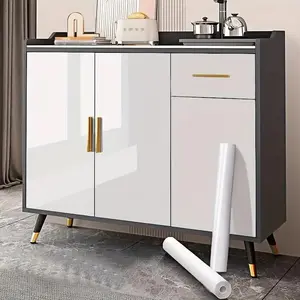 Solid Color Self-adhesive Wall Sticker, Modern Removable Wall Decal, Wall Decor for Home Living Room Bedroom Kitchen Cabinet Bathroom