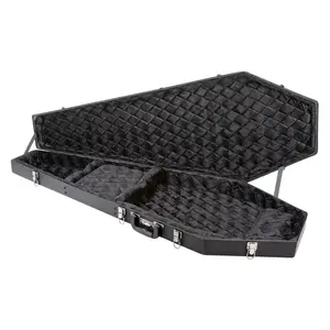 Coffin Case B195BK Bass Case Black Velvet Interior