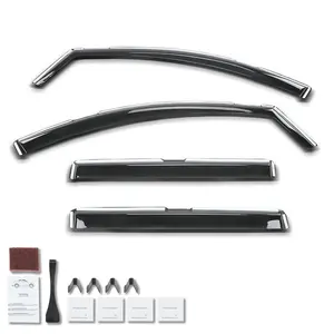 Fit For 2018-2024 GMC Terrain In-Channel Window Visor Rain Guard Vent Deflector
