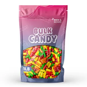 Mike and Ike Original Fruits | 1 Pound Bag | Chewy Candy (5 Assorted flavors) Cherry, Lemon, Lime, Orange & Strawberry | Bulk candy in Resealable bag