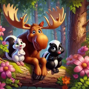 Animal Pattern DIY Diamond Arts Colorful Painting Kit without Frame, DIY 5D Diamond Arts Colorful Painting for Wall Decor