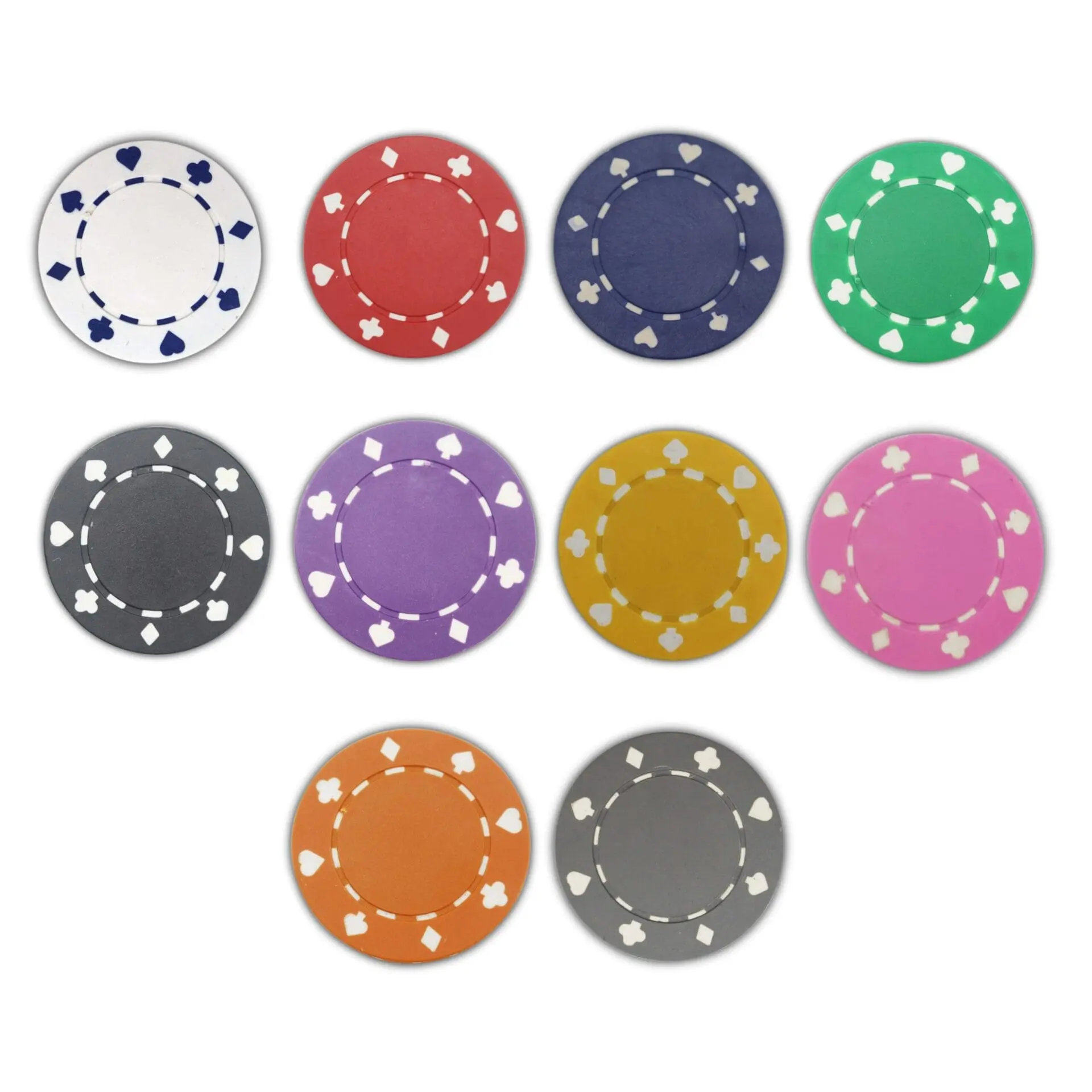Suited Edge - 11.5 gram Poker Chips Suited Edge - 11.5 gram Poker Chips