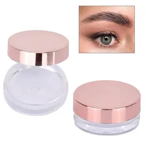 Laminated Eyebrow Gel for Long-Lasting Perfect Lamination - Rose Gold Lid & Clear Container Cosmetic