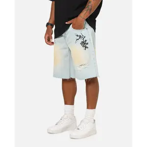 Saint Morta Amplus Holy Ghost Jorts Light Dirty Denim