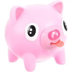 Squeeze Toy for Kids - Pig Tongue Stick Out Animal Tongue Out Toy Squeeze Ball for Stress Relief Fun Kids Adults Birthday Party Favors Easter Basket Goodie Bag Stocking Stuffers, Pink
