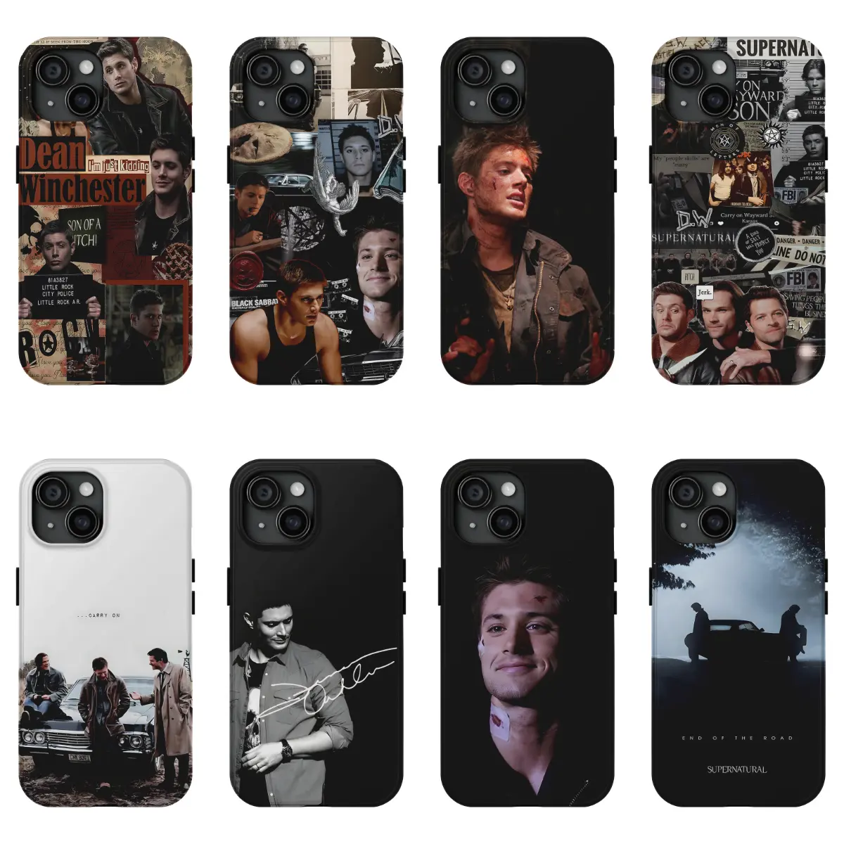 Supernatural Jensen Fashion Classic Smartphone Casing, Anti-Fall Protective Cellphone Case for iPhone 17/16/15/14/13/12/11 Pro Max/Air/Plus, Unique Design Handheld Devices Gift